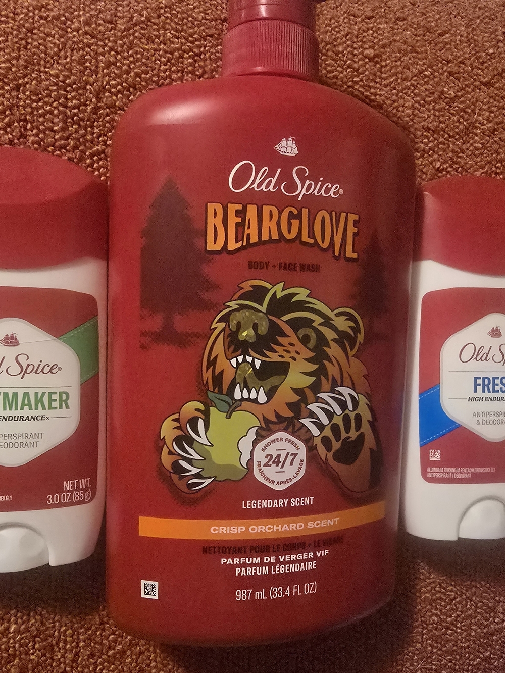 Bearglove Body + Face Wash - Red And 2 Deodorants